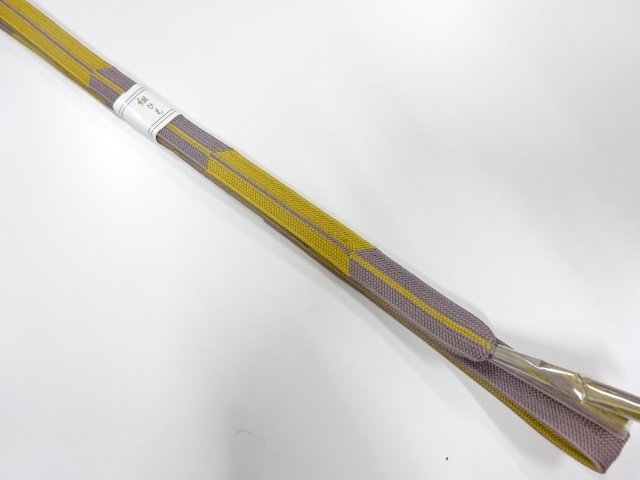 JAPANESE KIMONO / UNUSED KOREI HAND-TIED OBIJIME